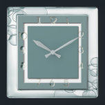 Art Deco Mint Fyrkantig Klocka<br><div class="desc">Underbar klockdesign. Du kommer att kärlek det som andra. Du kan fritt använda den här designen för andra produkter som du gillar eller anpassa och lägga till texten. Följ mig för mer. Tack. Ha en trevlig dag.</div>