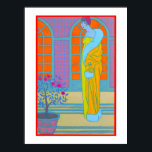 Art Deco Mode Illustration av George Barbier Poster<br><div class="desc">Av en vintage tryckt av George Barbier, en av tidigt 1900-talets underbarare illustratörer av Fransken. Barbier var ledande inom sitt yrke med uppdrag att utforma teater- och balettstumpar, illustrera bokar och ge exempel på mode i spjutdusch. Under de kommande 20 åren ledde han en grupp från Ecole des Beaux Arts,...</div>