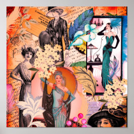 Art Deco Mode Scene Poster