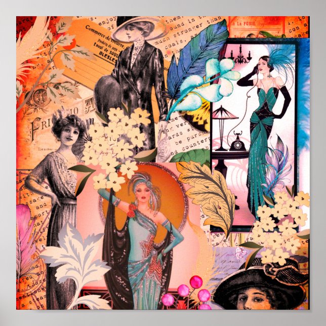 Art Deco Mode Scene Poster (Framsidan)