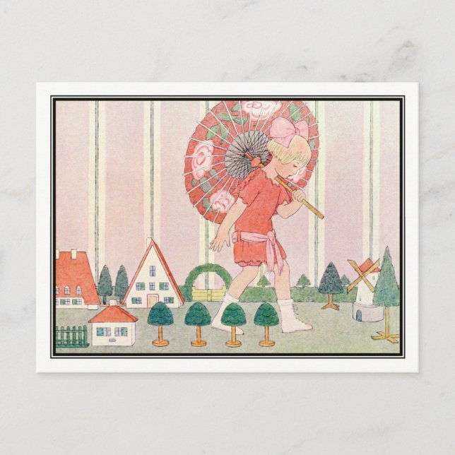 Art Deco Model City av H. Willebeek Le Mair Vykort (Framsida)