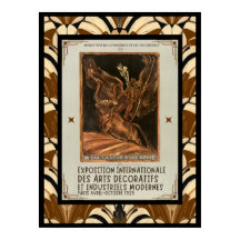 Art Deco Modifierad Antoine Bourdelle Fransk konst