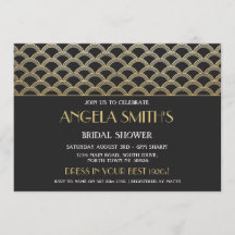 Art Deco Möhippa Gatsby Guld Party