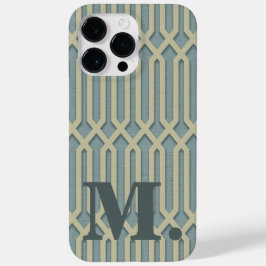 Art Deco Monogram Initial iPhone/iPad-fall
