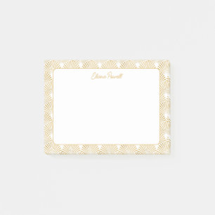 Art Deco Mönster Elegant Gatsby Anpassningsbar Sta Post-it Block