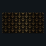 Art Deco Mönster. Sömlös svart och guld bakgrus Poster<br><div class="desc">Art Deco Mönster. Sömlös svart bakgrund och guld bakgrund. Triangelskalor eller snäckor för ornament. Minimalistisk geometrisk design. Vintage linjer. 1920-30-talets motiv. Vintage av lyxen</div>