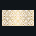Art Deco Mönster. Sömlösa vita och guld bakgrop Poster<br><div class="desc">Art Deco Mönster. Sömlös vit bakgrund och guld bakgrund. Metalliska snäckor eller skalar snöre ornament. Minimalistisk geometrisk design. Vintage linjer. 1920-30-talets motiv. Luxury vintage bröllop dekoration</div>