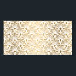 Art Deco Mönster. Sömlösa vita och guld bakgrop Poster<br><div class="desc">Art Deco Mönster. Sömlös vit bakgrund och guld bakgrund. Metalliska snäckor eller skalar snöre ornament. Minimalistisk geometrisk design. Vintage linjer. 1920-30-talets motiv. Luxury vintage bröllop dekoration</div>