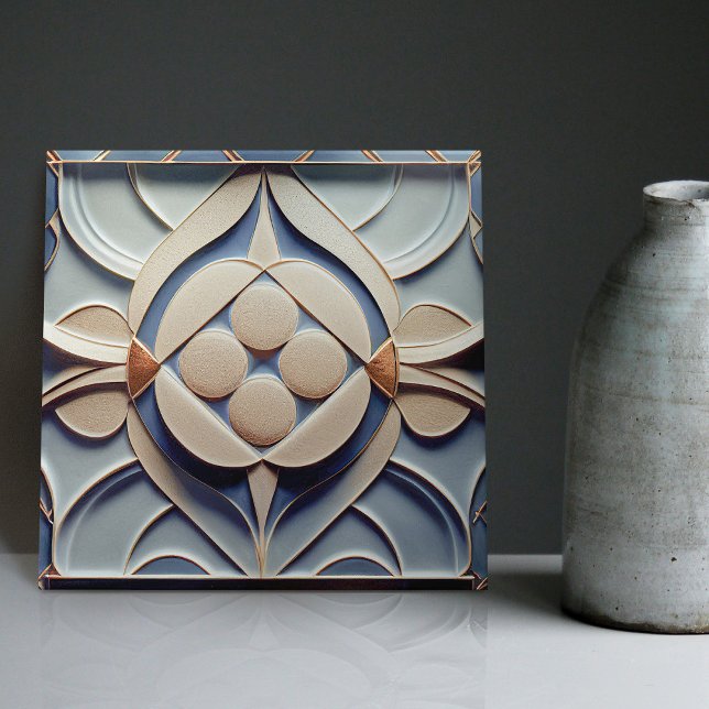 Art Deco-mönstrad väggdekan Art nouveau Kakelplatta (Skapare uppladdad)