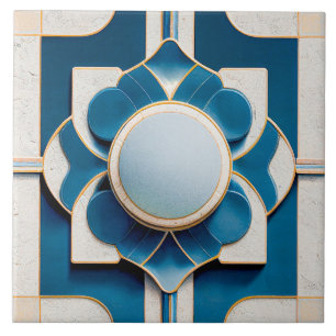 Art Deco-mönstrad väggdekan Art nouveau keramik Kakelplatta