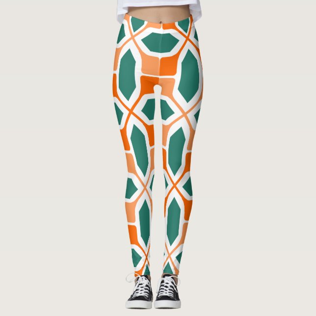 Art Deco Mosaic Leggings (Framsida)