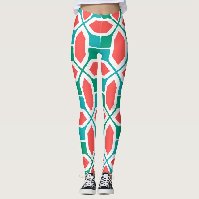 Art Deco Mosaic Leggings (Framsida)