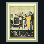Art Deco Motobloc Bordeaux Poster 16 x 20<br><div class="desc">Underbar,  Art Deco temat,  vintage annons för Motobloc Bordeaux. 16 x 20</div>