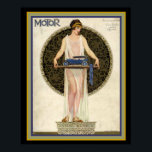 Art Deco Motor Magazine Cover 16 x 20 Poster<br><div class="desc">Motor Magazine-hölje januari 1924-16 x 20</div>