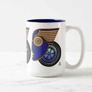 Art déco Motorhead Två-Tonad Mugg