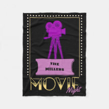 Art Deco Movie Night Personlig Family Namn