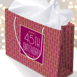 Art Deco Namnsdag Födelsedag Rosa Guld Elegant