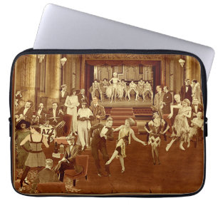 Art Deco-nattens Klubb Laptop Fodral