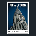 Art Deco New York Poster<br><div class="desc">En serie vintage affisch som återspeglar stil på 1920- och 30-talen. Tillgänglig för vissa proportioner skapat endast i gloriös oljeeffekt i fullt färg. Lämplig för alla åldrar.</div>