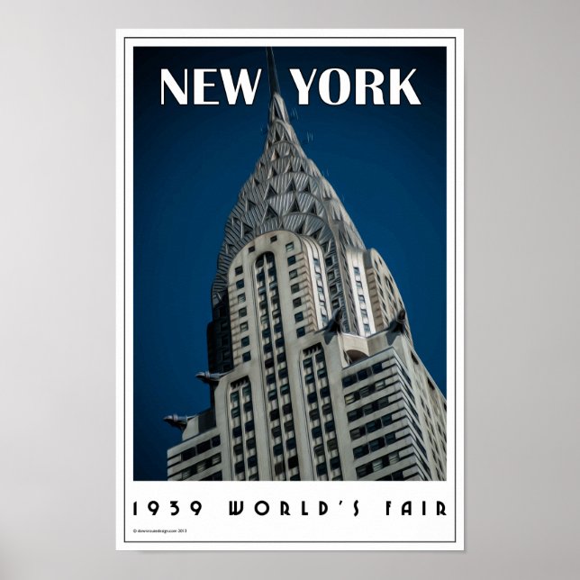 Art Deco New York Poster (Framsidan)