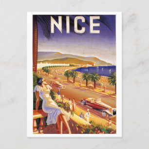 Art Deco Nice Frankrike vykort