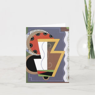 Art déco Notecard Kort