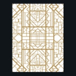 Art deco,nouveau,guld,vit,chic,vintage,elegant,t poster<br><div class="desc">Art-deco, noveau, guld, vit, chic, vintage, elegant, trendig,  mall</div>