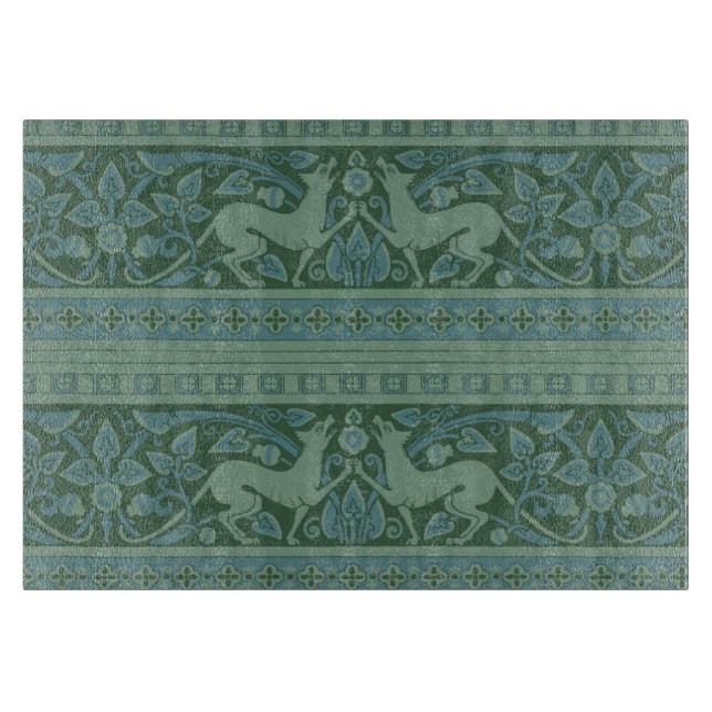 Art Deco Nouveau Hund Natature Animal Mönster (Framsidan)