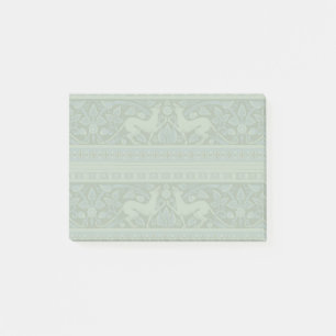 Art Deco Nouveau Hund Natur Djur Mönster Post-it Block