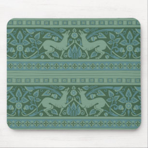 Art Deco Nouveau Hund Nature Botanical Antique Musmatta