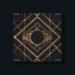 Art deco, nybörjare, vintage, svart,guld,chic,eleg canvastryck<br><div class="desc">Art deco,  nybörjare, vintage, svart, guld, chic, elegant, vacker, modern</div>