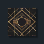 Art deco, nybörjare, vintage, svart,guld,chic,eleg canvastryck<br><div class="desc">Art deco,  nybörjare, vintage, svart, guld, chic, elegant, vacker, modern</div>