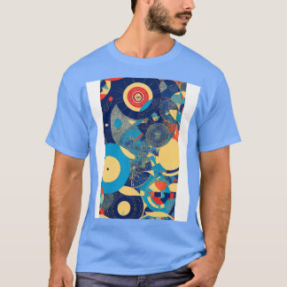 Art Deco och BauhausInspired Modern Circle Art T Shirt