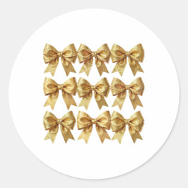 Art Deco Opulence Geometric Patterns Runt Klistermärke