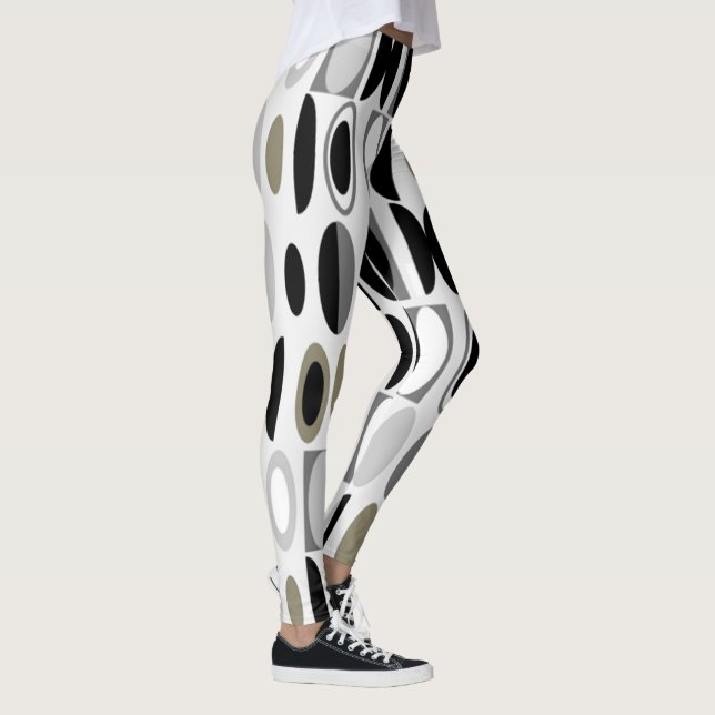 Art Deco-Ovaler Leggings (Höger)