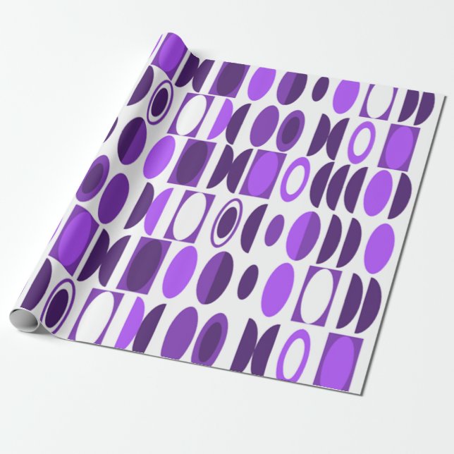 Art Deco-Ovaler Presentpapper (Utrullad)