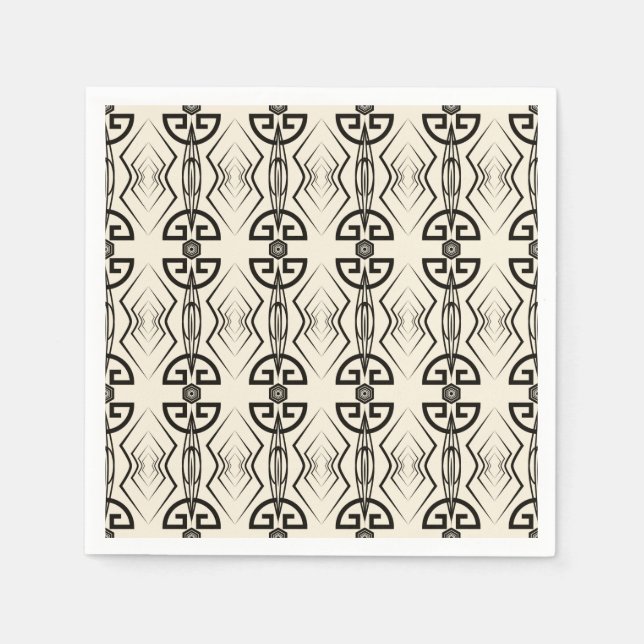 Art Deco Pappersservett (Framsidan)