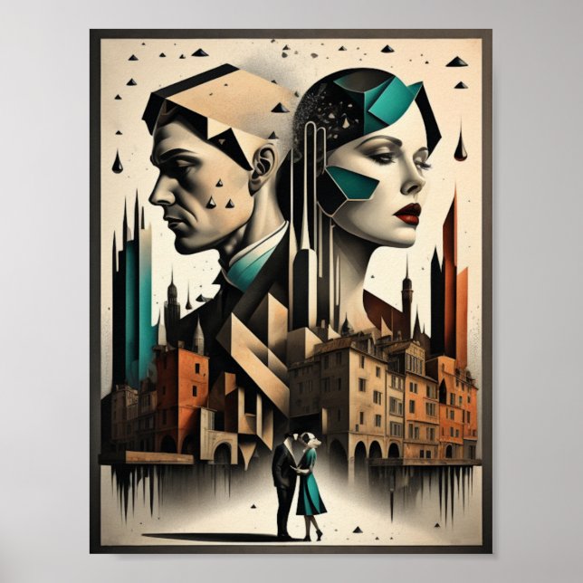 Art Deco-par Poster (Framsidan)