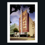 Art Deco Paramount-teaterkontur Oakland-målning Poster<br><div class="desc">Art Deco-arkitektur Digital målning från ett amerikanskt regeringsfoto av Paramount Theater 2025 Broadway,  Oakland,  Alameda County,  CA</div>