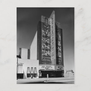 Art Deco Paramount Theatre, Oakland, CA Vykort