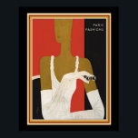 Art Deco Paris Mode Print Ca. 1931 Poster<br><div class="desc">Snyggt och Classy Art Deco Paris Mode Skriv ut 16 x 20. Finns i andra storlekar.</div>