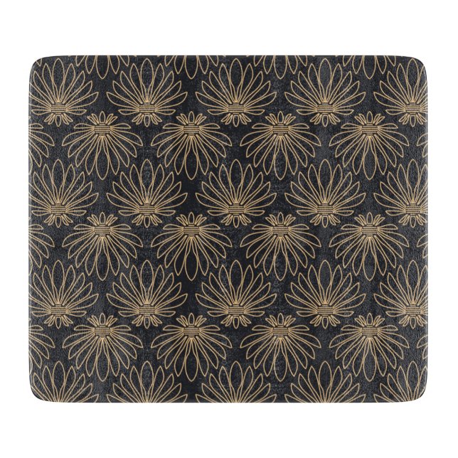Art Deco pattern with gold floral motifs  (Framsidan)