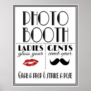 Art Deco PHOTO BOTH Poster