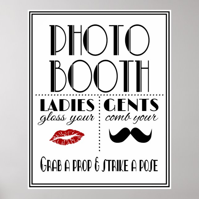 Art Deco PHOTO BOTH Poster (Framsidan)
