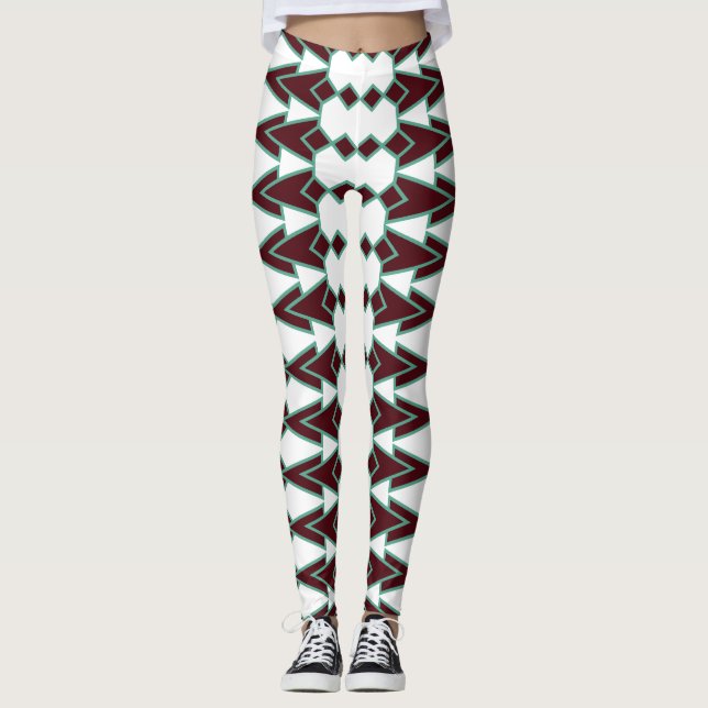 Art Deco-pilar Leggings (Framsida)