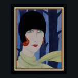 Art Deco "Porträtt of Lili" av Gerda Wegener Poster<br><div class="desc">Porträtt i Lili (Elbe) Art Deco Print av Gerda Wegener. Finns i 11 x 14 och 16 x 20.</div>