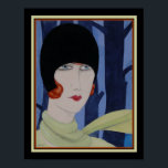 Art Deco "Porträtt of Lili" av Gerda Wegener Poster<br><div class="desc">Porträtt i Lili (Elbe) Art Deco Print av Gerda Wegener. Finns i 11 x 14 och 16 x 20.</div>