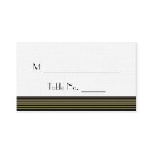 Art Deco Posh-platskort i Bröllop