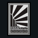 Art Deco Poster 13 x 19<br><div class="desc">Underbar däckdesignvägg Artikel 13 x 19</div>