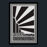 Art Deco Poster 13 x 19<br><div class="desc">Underbar däckdesignvägg Artikel 13 x 19</div>